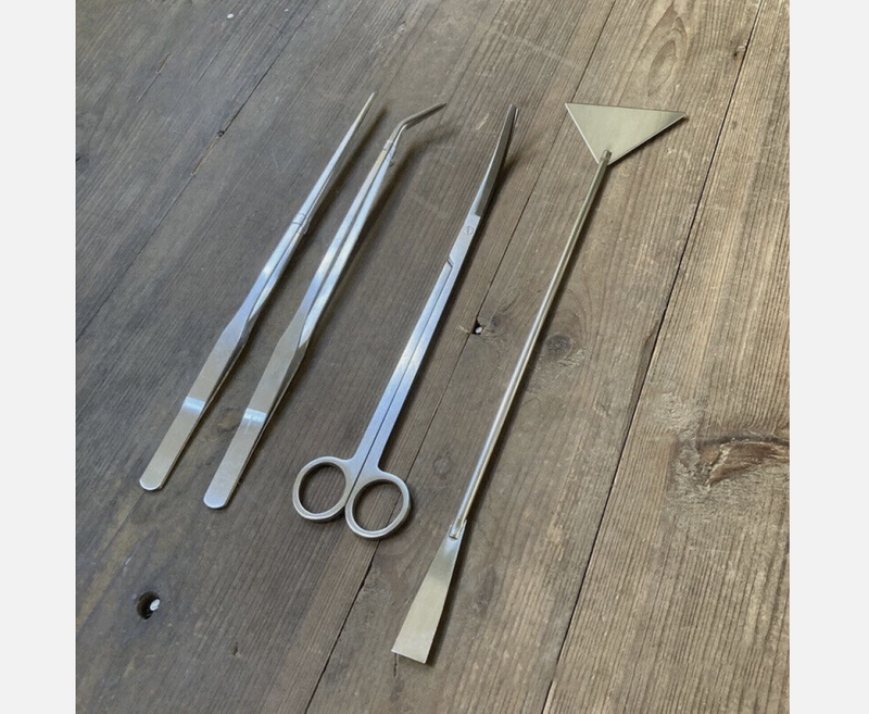 Aquarium Tool Kit Stainless Steel  4pc Combo