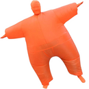 nzmegabuy orange inflatable fat suit costume made of lightweight polyester for funny fancy dress parties