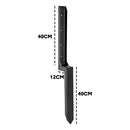 2-Pack Steel Fence Post Repair Anchors – 88cm