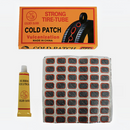 nzmegabuy 48-piece bicycle tyre puncture repair kit with rubber patches and adhesive tube for road and mountain bikes