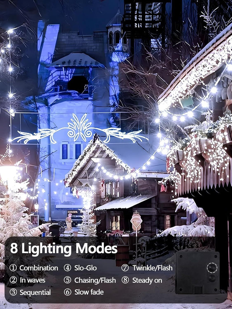 Solar Fairy String Lights 100LED 12Meter