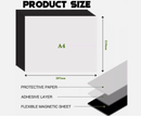 A4 Magnetic Magnet Sheets Self Adhesive crafts Material