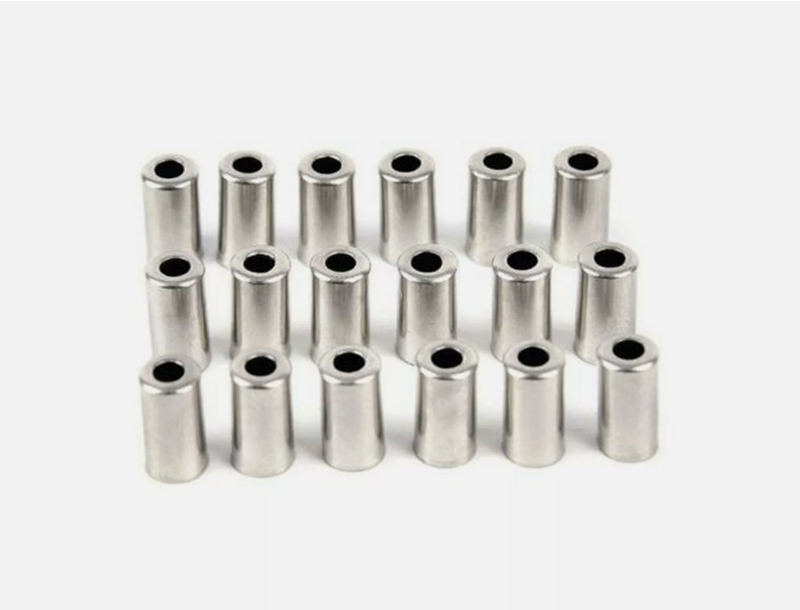 100pcs 5mm Housing End Caps Bike Ferrules Ferrule Brake Cable Metal Bicycle