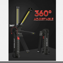 nzmegabuy USB rechargeable COB LED work light with 360-degree adjustable folding design and magnetic base