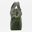 nzmegabuy green waterproof canvas tool bag with sturdy grey carry handles and a zippered top closure