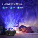 nzmegabuy galaxy starlight projector with 3 brightness levels creating a dreamy nebula effect in a child's bedroom