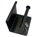 nzmegabuy matte black stainless steel wall-mounted toilet paper holder with a convenient phone shelf and hardware