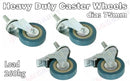 75mm Swivel Caster Wheels – Rubber Transport Wheels