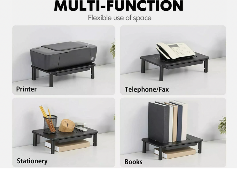Height Adjustable Computer Monitor Stand