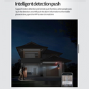 nzmegabuy mini wireless security camera monitoring a house at night with motion detection alert on a smartphone