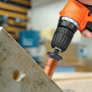 nzmegabuy black high-carbon steel swaging tool drill bit expanding a copper pipe for HVAC installation