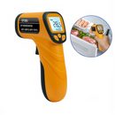 nzmegabuy yellow and black infrared thermometer gun with LCD display and laser pointer for non-contact temperature