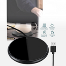 nzmegabuy black USB coffee mug warmer with three heat settings and automatic power off feature on a desk