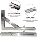 Heavy Duty Stainless Steel Folding Bracke * 3 Sizes