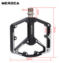 9/16'' Bicycle Pedals Cycling Road MTB Mountain Bike Pedals Flat Cycling Pedals * 2 Colors