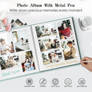 Self-Adhesive Linen Photo Scrapbook Album – 40 Pages for Memories
