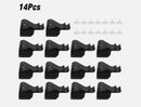 14Pcs Golf Bag Clip On Putter Clamp Holder – Club & Ball Marker Organizer