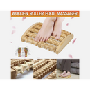 nzmegabuy wooden foot roller massager with five textured rollers for reflexology and manual pressure relief