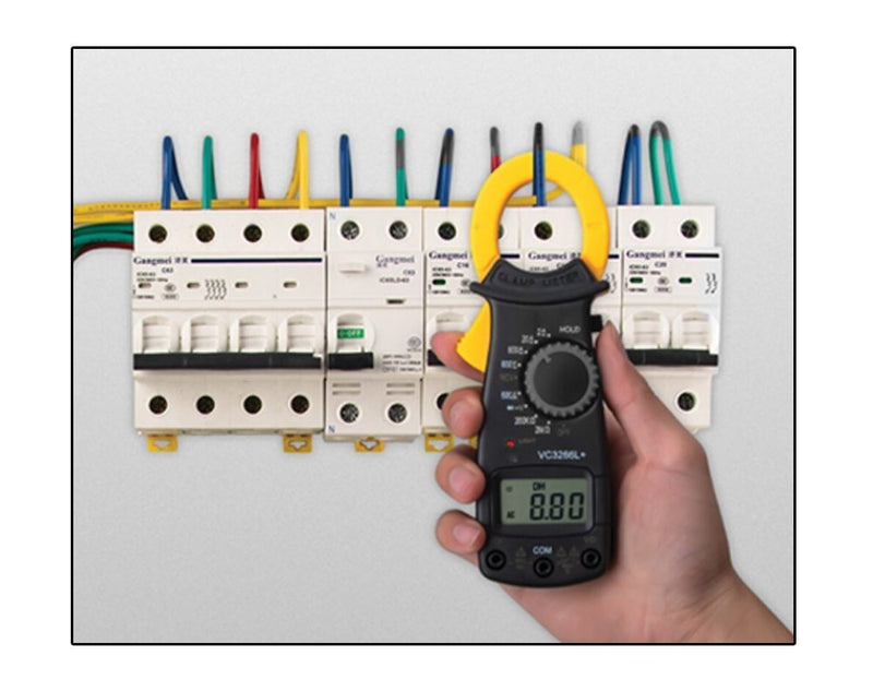 Digital Clamp Meter Multimeter – AC/DC Voltage & AC Current Tester