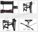 TV Wall Mount Bracket Heavy Duty Double Arm 32"-100"