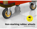 Heavy Duty 150mm Rubber Swivel Caster Wheels – Industrial Transport Wheels