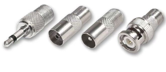 FM Telescopic Antenna 75 Ohm Radio Tuner Reception