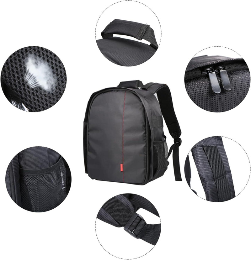 Waterproof Camera Backpack Soft Case Bag Rucksack For Canon Nikon Sony DSLR* 3 Colors
