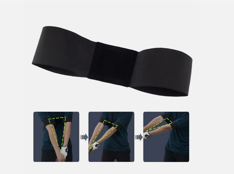 Golf Swing Training Aid Golf Arm Band Posture Motion Correction Belt