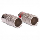nzmegabuy 24K gold-plated banana plugs for speaker wire with red and black polarity rings