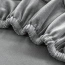 Tub Chair Cover + Cushion Cover  Velvet Grey