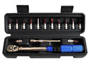 15Pcs 1/4 Torque Wrench Set 2-25NM, Bicycle Torque Tool, Torque Screw Drive