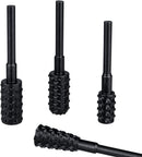 10PCS Drill Bits 1/4" Round Shank Rotary Burr Set Wood Rasp File Drill Bits