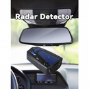 nzmegabuy V7 360-degree vehicle radar detector with blue and black finish mounted on a car dashboard