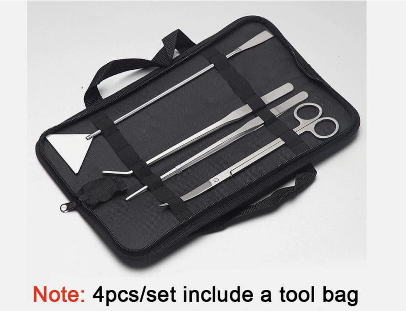 Aquarium Tool Kit Stainless Steel  4pc Combo