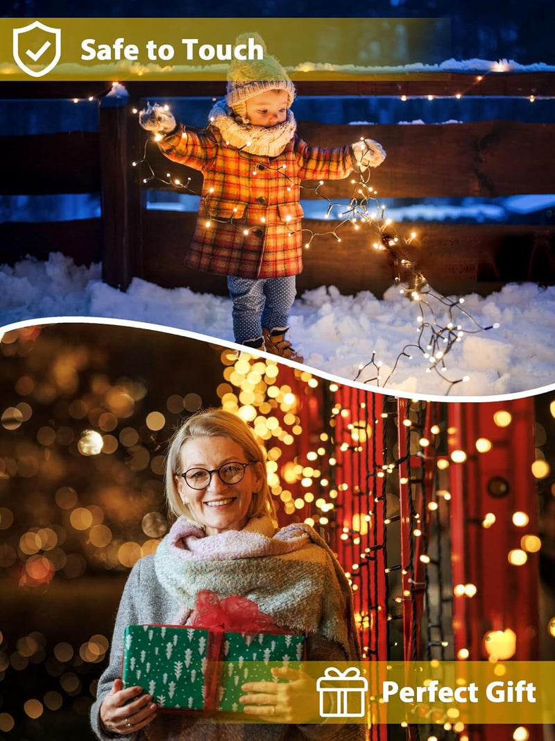 Solar Fairy String Lights 100LED 12Meter