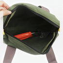 nzmegabuy green waterproof canvas tool bag with a spacious interior compartment and sturdy carry handles