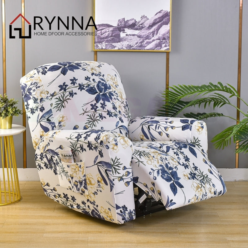 Recliner Chair Cover Flower Cove - Main Image