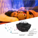 nzmegabuy galaxy starlight projector with built-in speaker creating a dreamy nebula effect in a child's bedroom