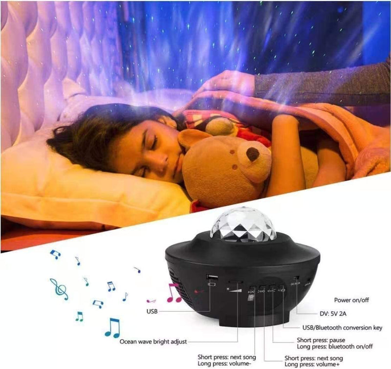 Open gallery Galaxy Starlight Projector with Speaker