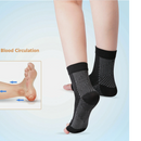 nzmegabuy black compression arch support socks for plantar fasciitis with breathable fabric and ankle support