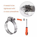 Stainless Steel Hose Clamps 60Pcs