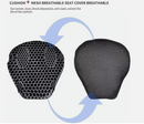 Universal Motorcycle Seat Cushion Cover Comfort Gel Pillow Pad Pressure Relief