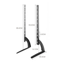 nzmegabuy universal heavy-duty steel TV stand with dimensions shown for 32 to 65 inch televisions