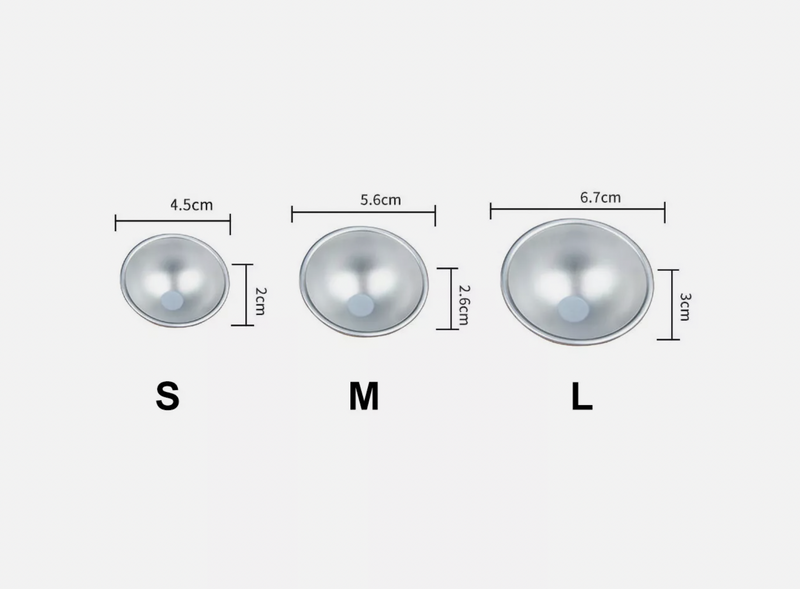 3d Aluminum Bath Bomb Molds Half Ball Sphere * 3 Sizes