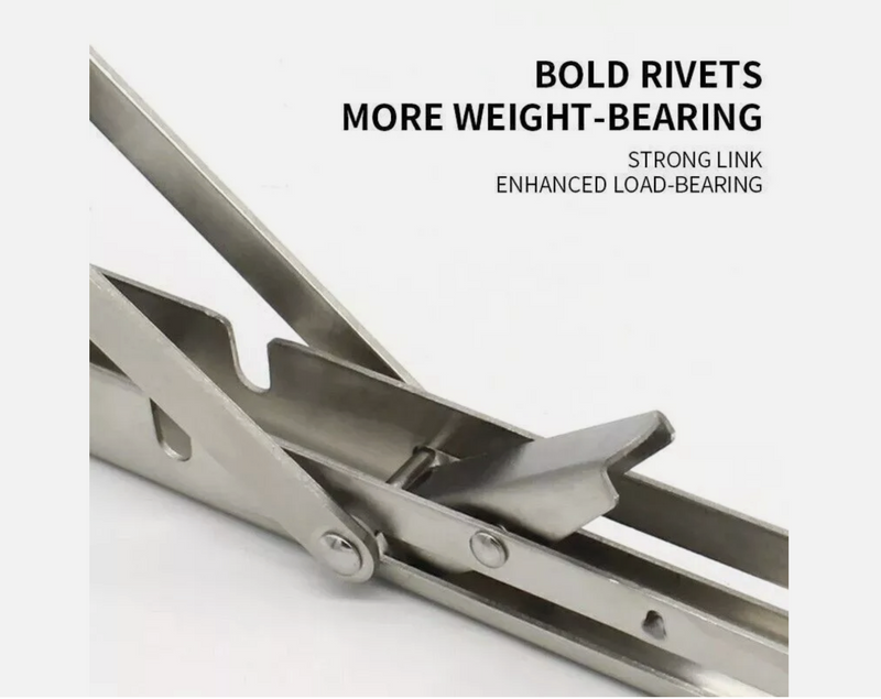 Heavy Duty Stainless Steel Folding Bracke * 3 Sizes