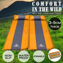 Self Inflating Single Camping Sleeping Mattress Air Bed Hiking Orange