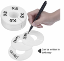 Blank Closet Size Dividers size tag