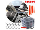 635pcs Car Trim Body Clips Kit Fastener