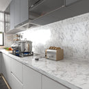 5M Marble Wall Sticker Decor Roll Wallpaper Self Adhesive Contact Paper PVC * 2 Colors