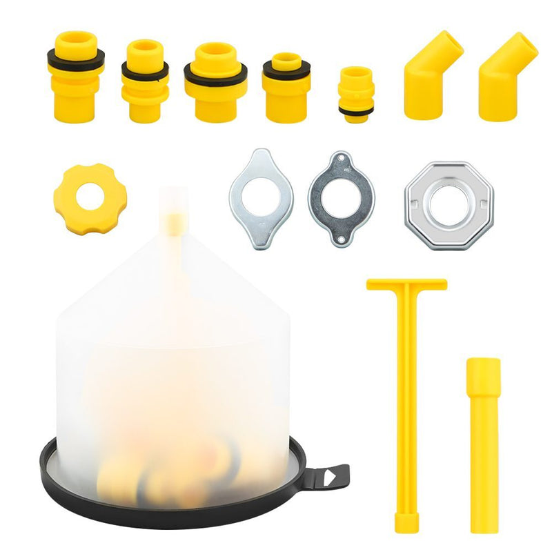 15PCS Car Radiator Coolant Refill Funnel Kit